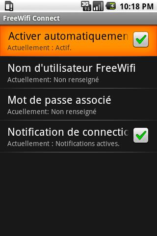 FreeWifi Connect