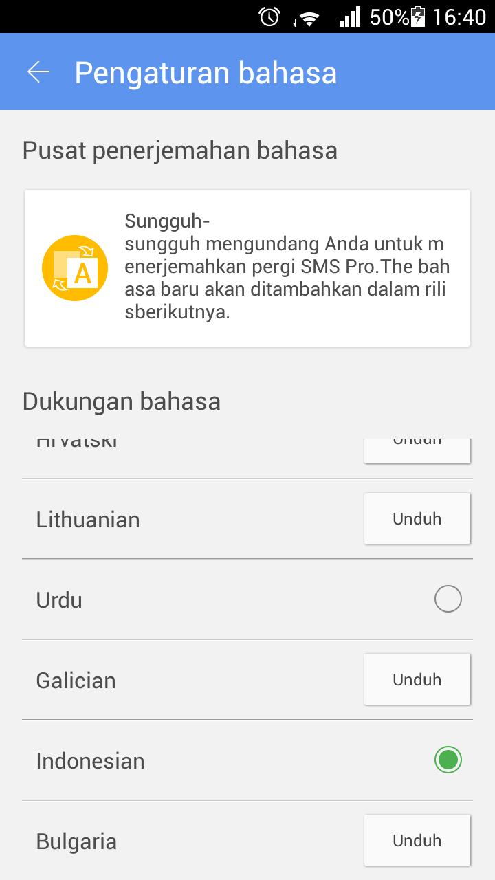 GO SMS PRO INDONESIA LANGUAGE