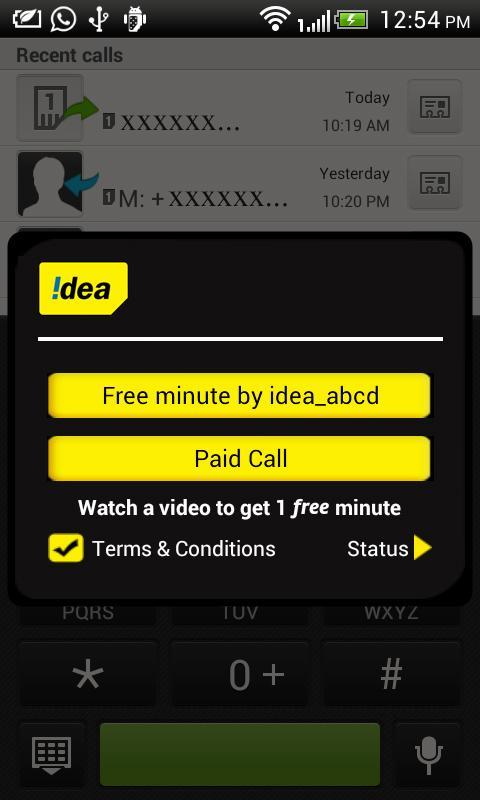 Idea m-AdCall