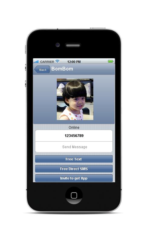 BomBom : Secret Chat, Free SMS to 230 countries