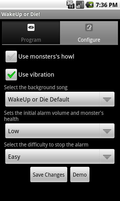 WakeUp OrDie! Alarm Clock Free