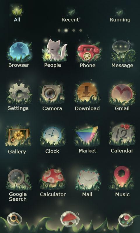 The fox GO Launcher Theme