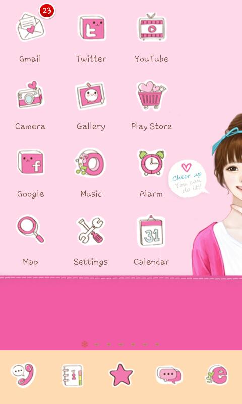 Sweetgirl icon theme