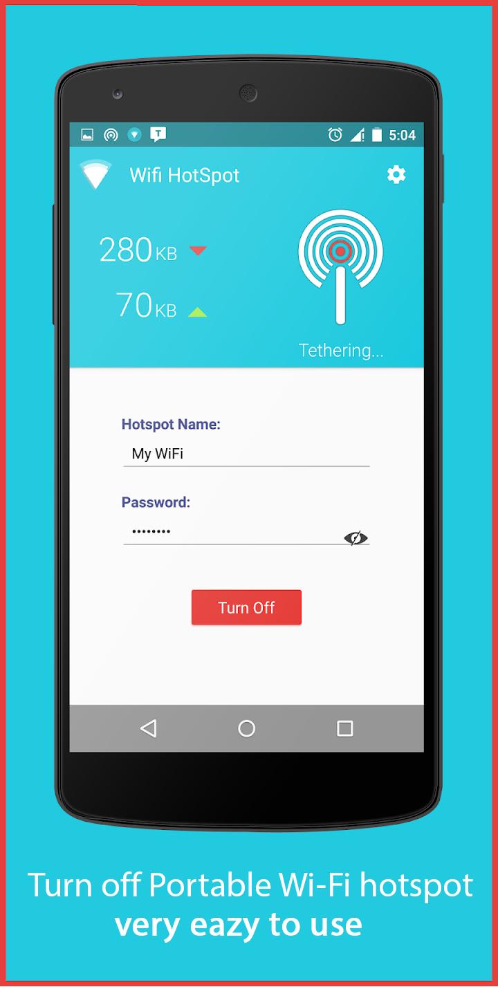 Free WiFi - Hotspot Mobile - WiFi Tether