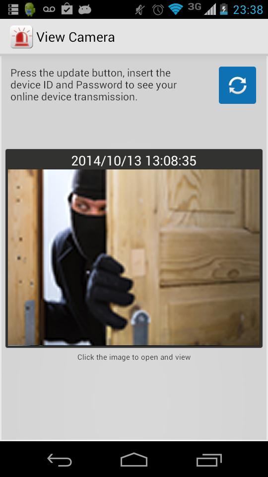 Security Camera Alarm System