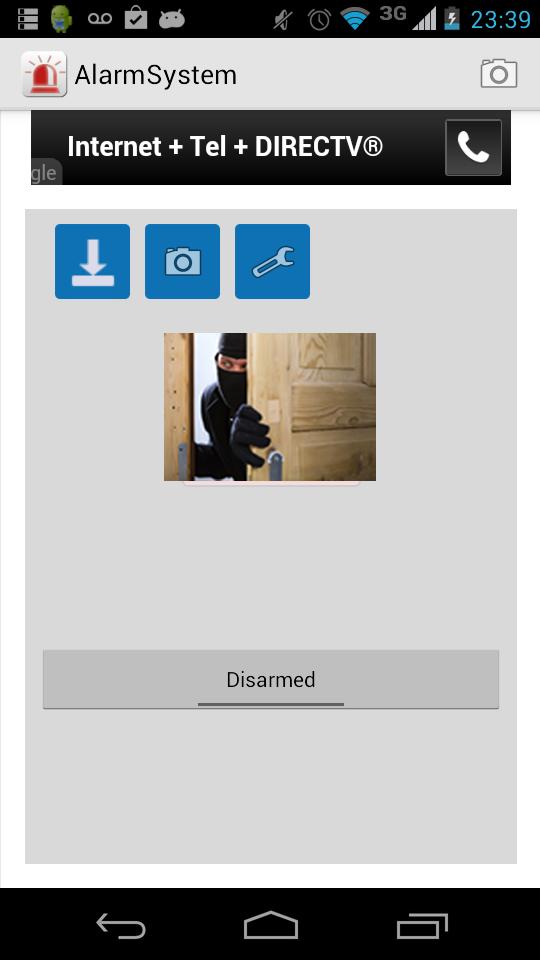 Security Camera Alarm System