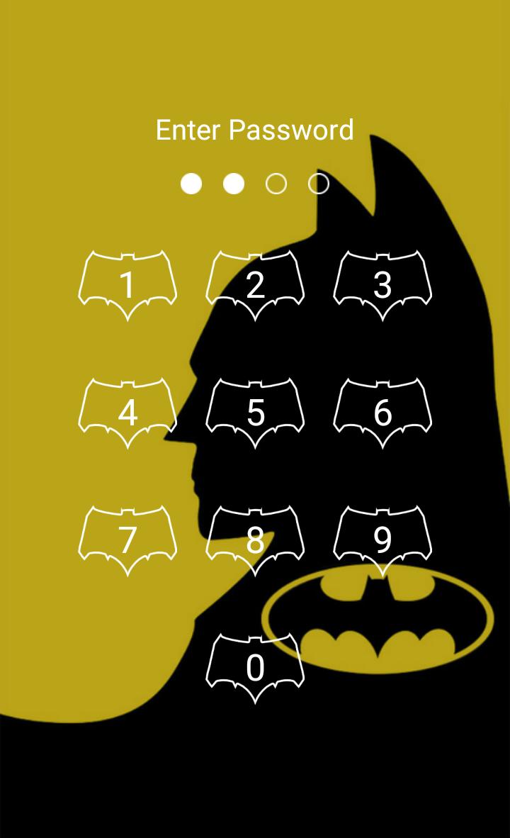 Slide to Unlock - Batman Lock