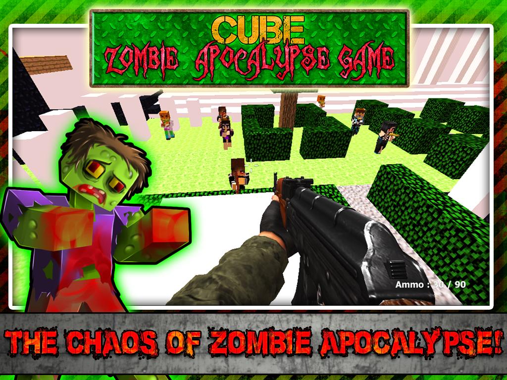 Cube Zombie Apocalypse Game