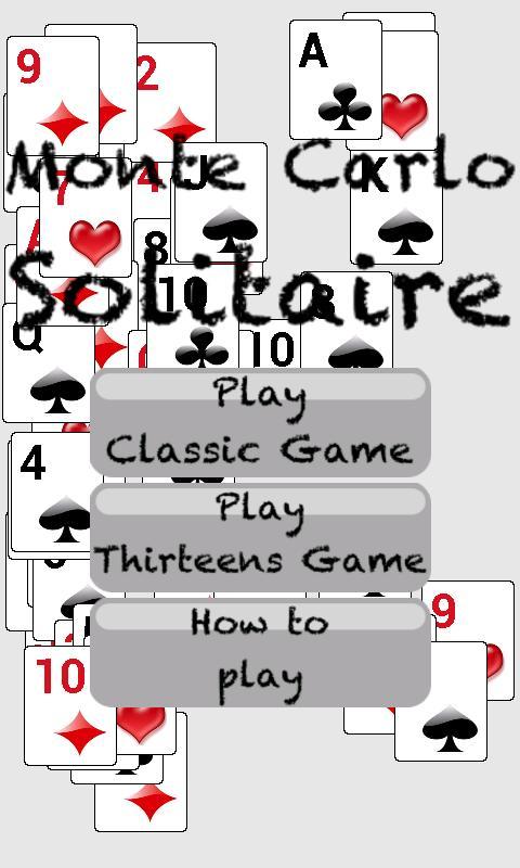 Monte Carlo Solitaire