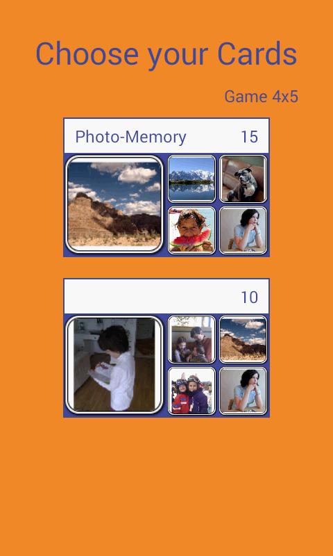 "Photo-Memory" - Memory Game