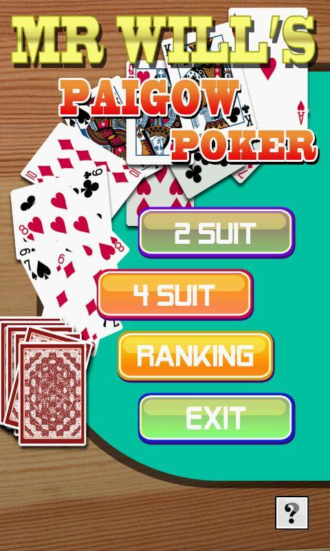 Mr.Will's Pai Gow Poker