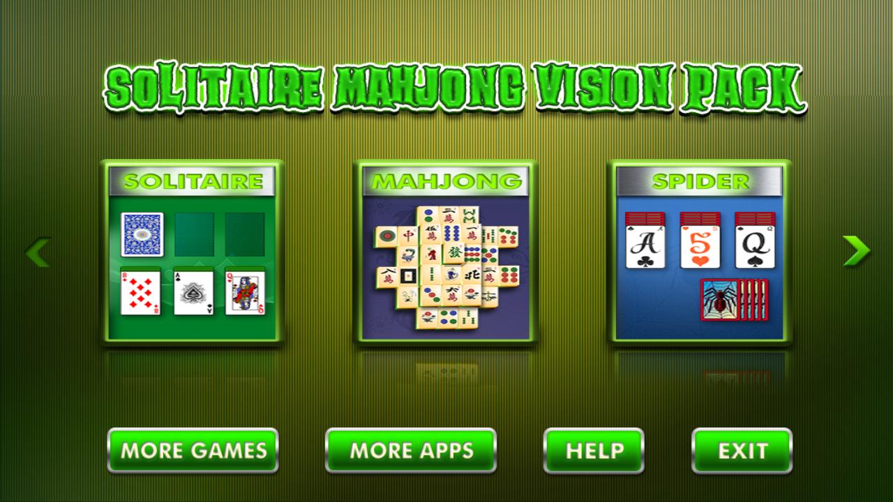 Solitaire Mahjong Vision Pack