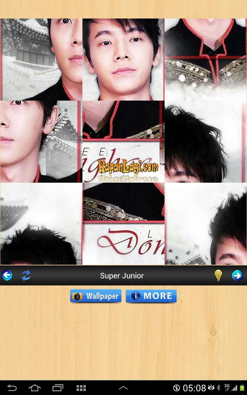 super junior puzzle wallpaper