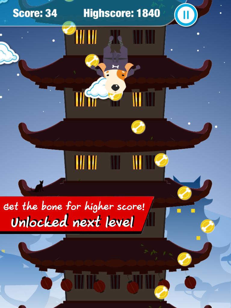 Dog Ninja - Puppy fly jump runs