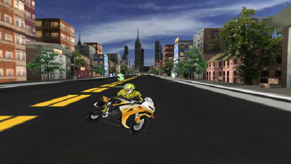 Night Moto Traffic Racer 3D