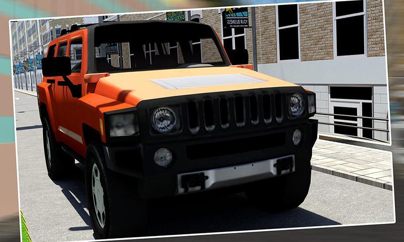 SUV Hummer Simulator 3D