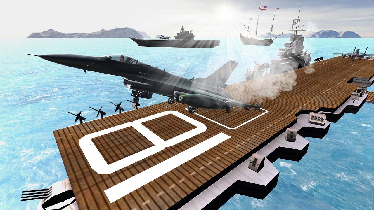 Real Flying Jet War 3D - Aircraft Naval Air Strike