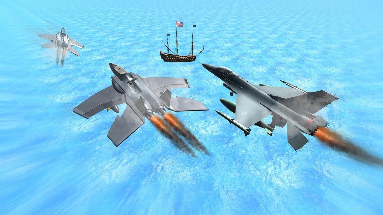 Real Flying Jet War 3D - Aircraft Naval Air Strike