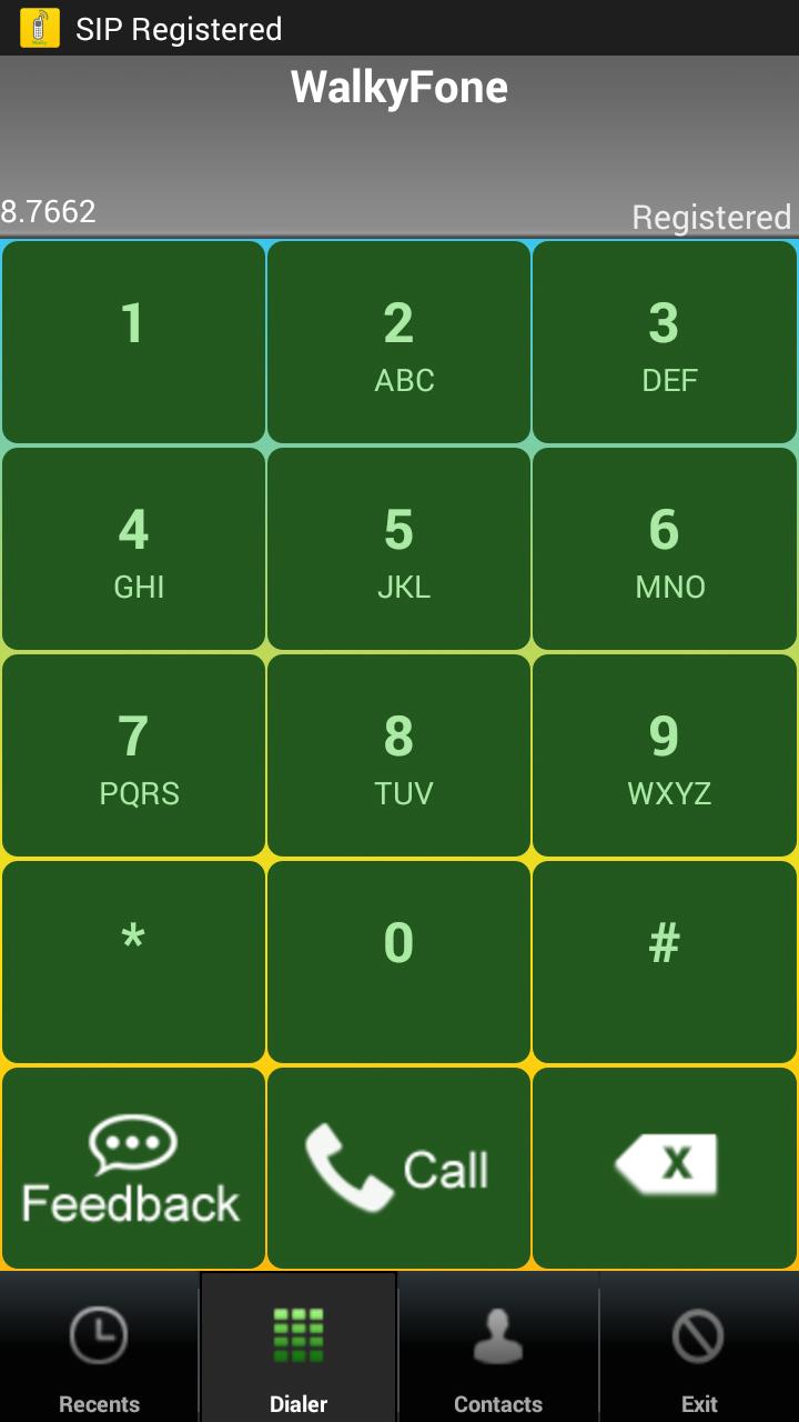 Walkyfone Dialer