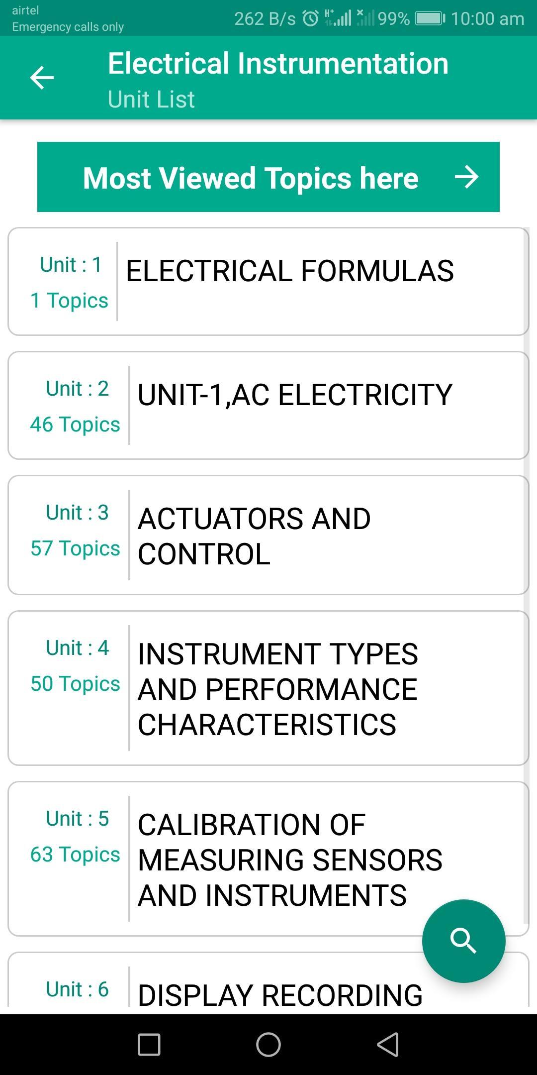 Electrical Instrumentation