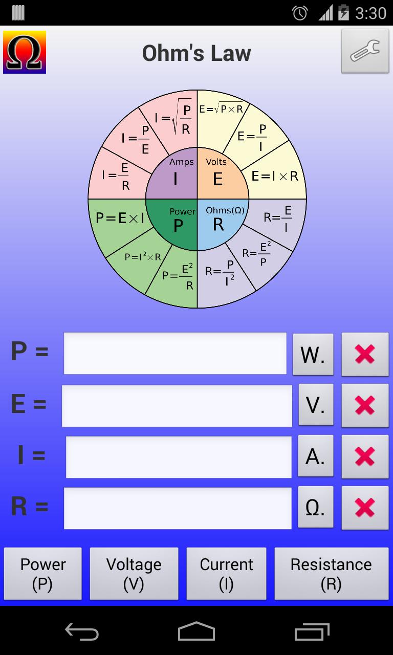 Ohm's Law Calculator