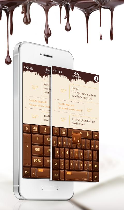 TouchPal Love Chocolate Theme