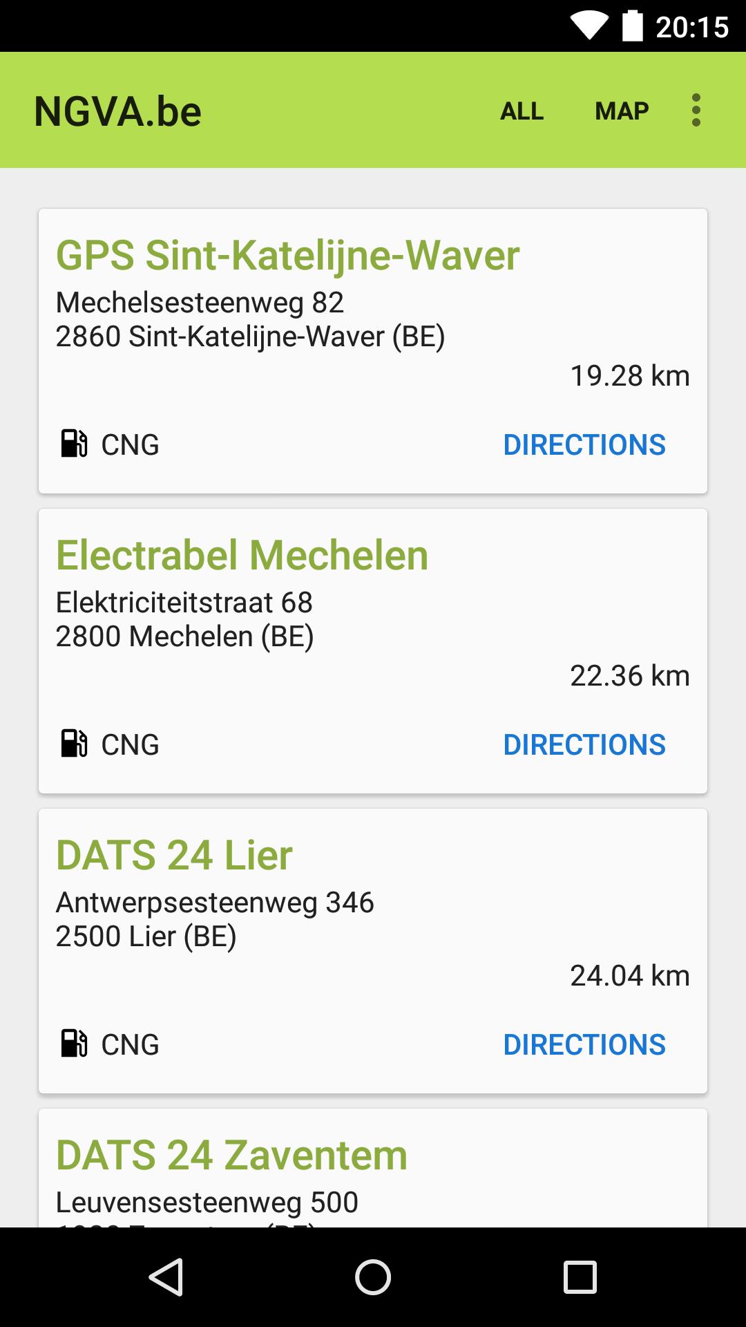 CNG / LNG Finder