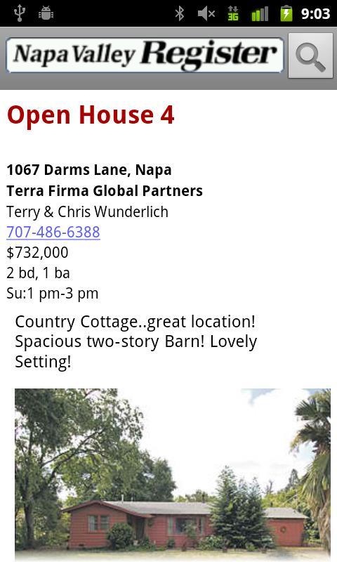 Napa Open Houses