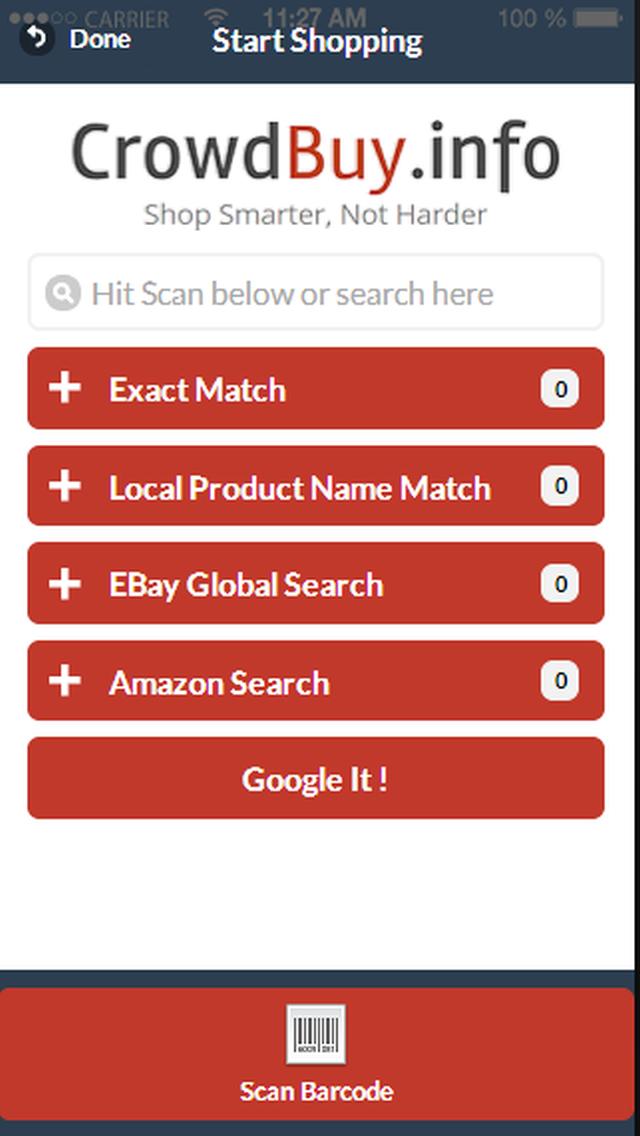 Crowdbuy Barcode Scanner