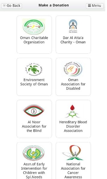 Official Donations App (Oman)