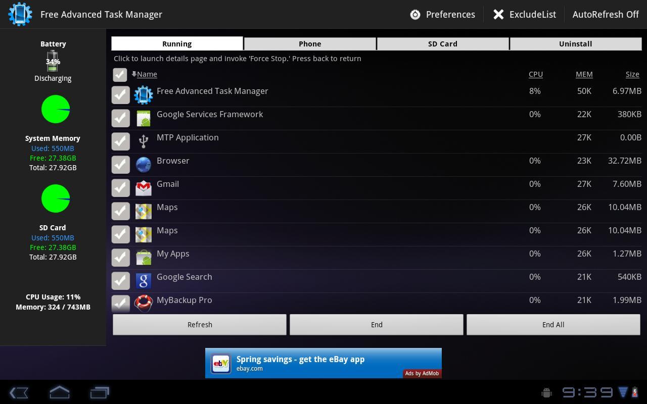 Free Advanced Task Manager