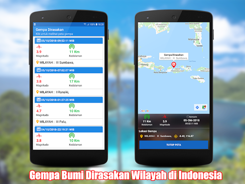 Info Gempa Bumi Terkini