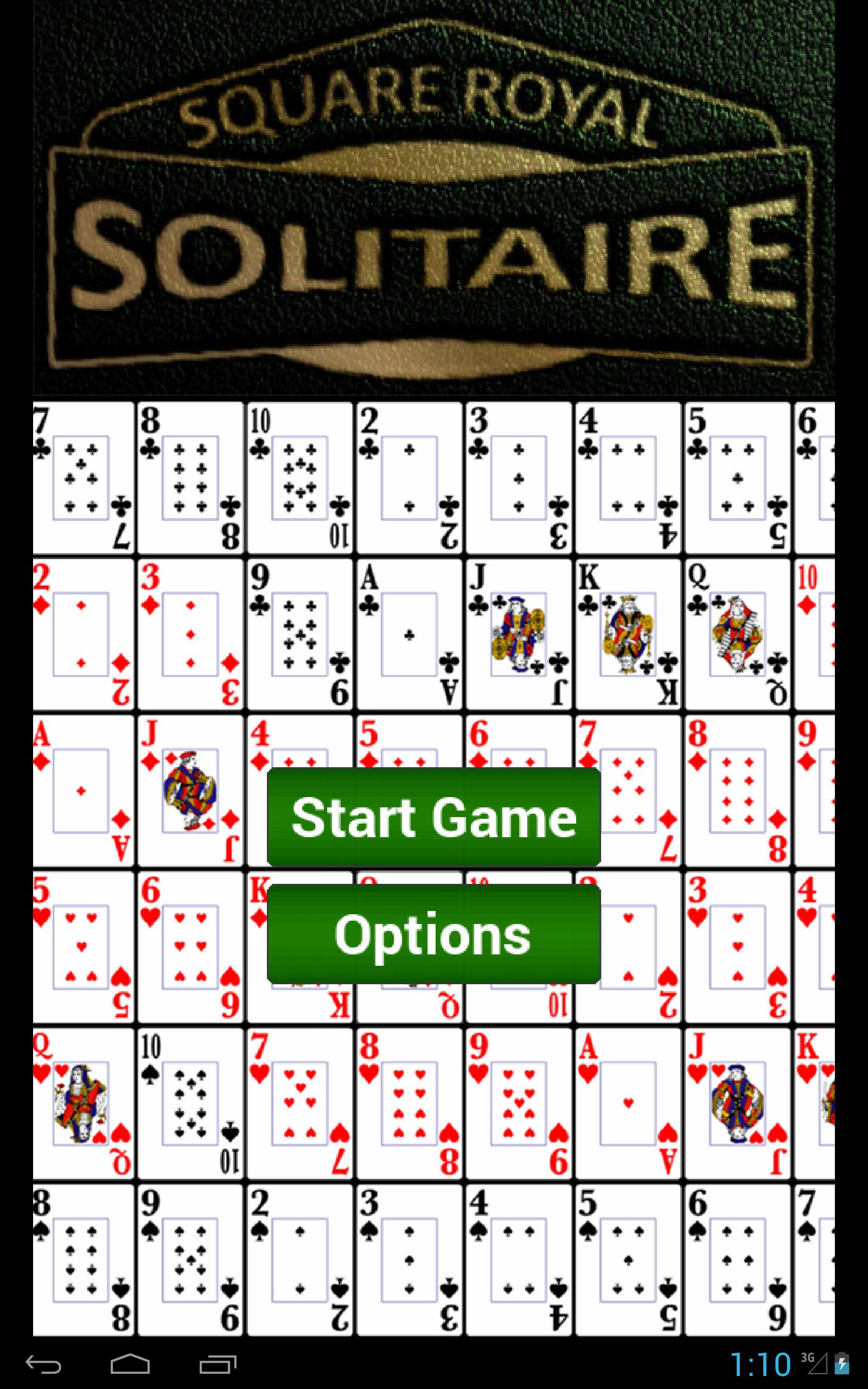 Square Royal Solitaire