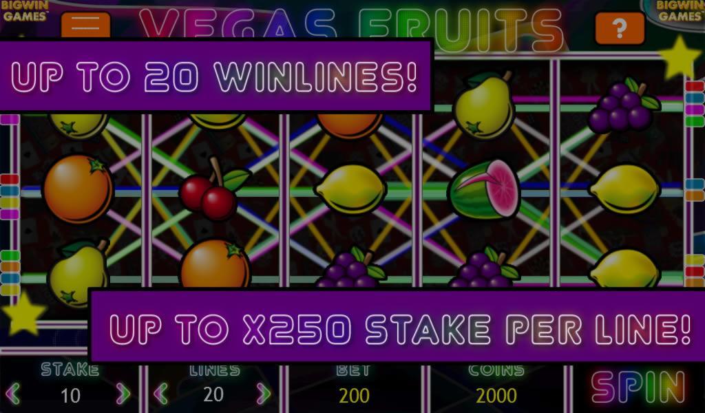 Vegas Fruits Free Slot Machine