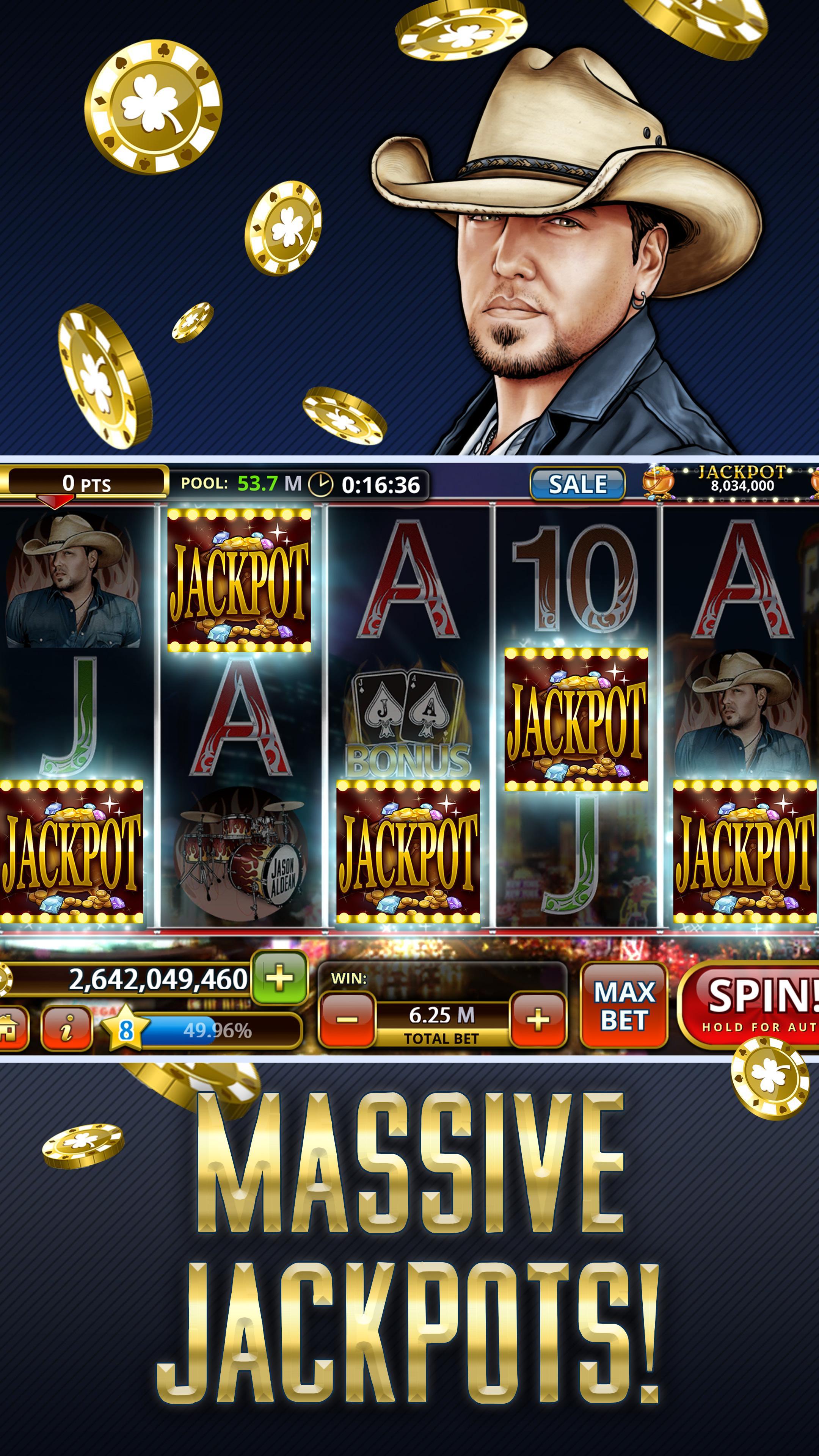 Jason Aldean Free Slot Games Casino! Free Slot App