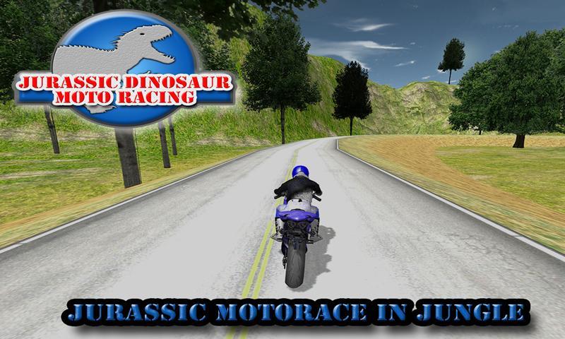 Jurassic Dinosaur Moto Racing