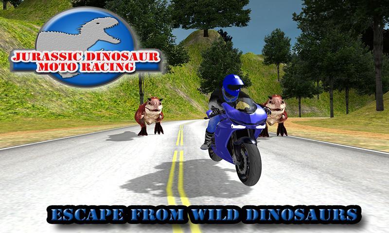 Jurassic Dinosaur Moto Racing