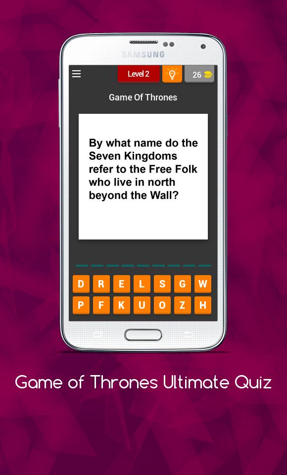 Quiz for Game of Thrones Bonus