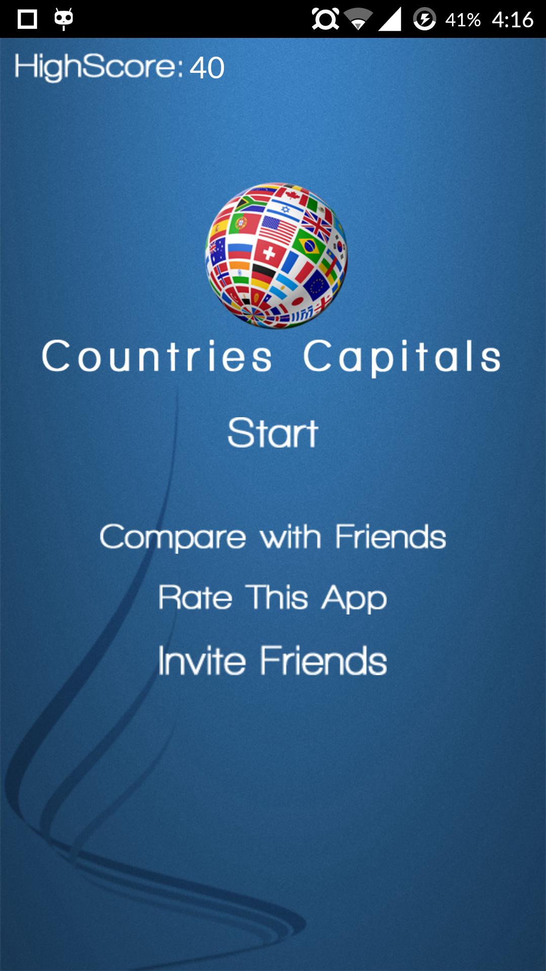 Countries Capital Quiz