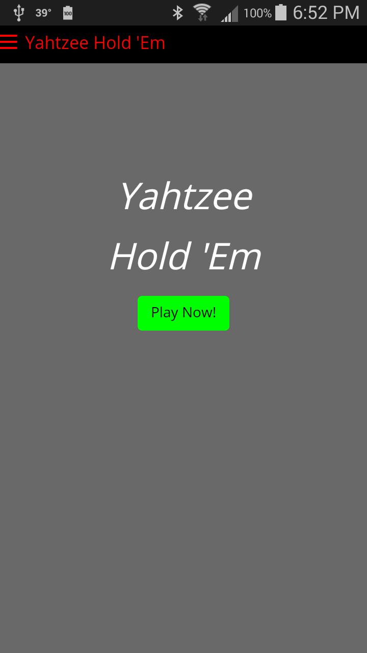 Yahtzee Hold 'Em - Free