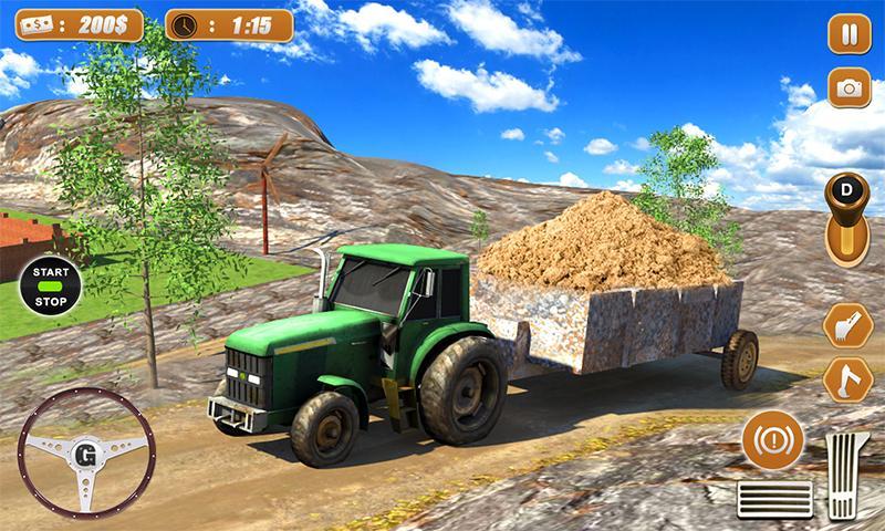 Tractor Farm & Excavator Sim