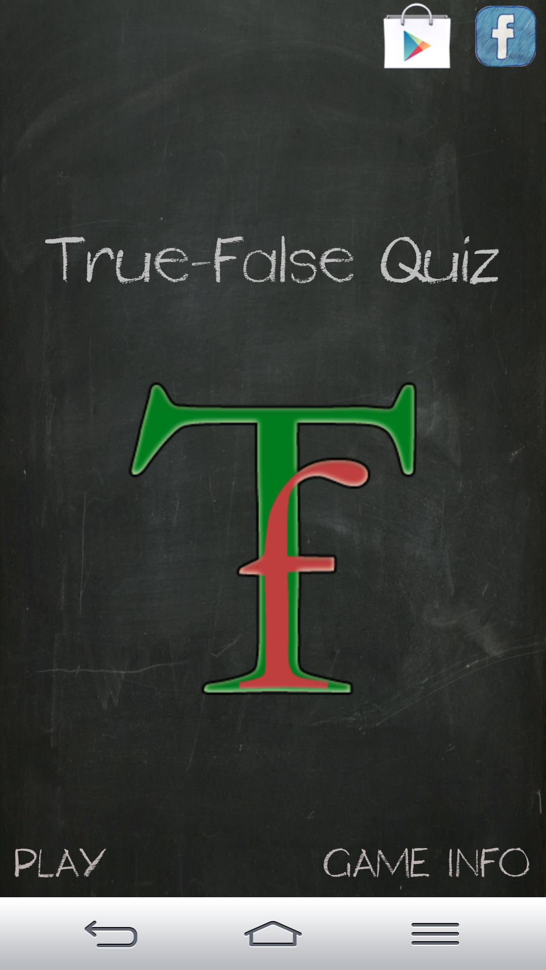 True-False Quiz