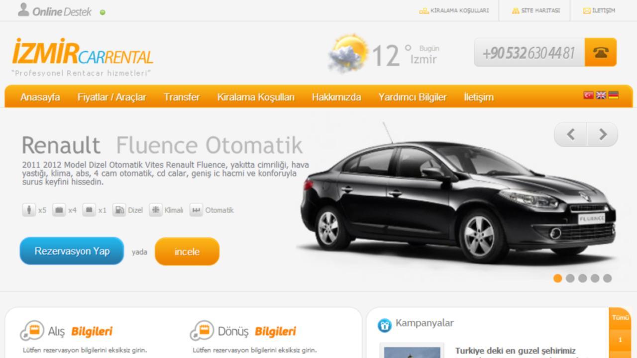 izmir car rental company