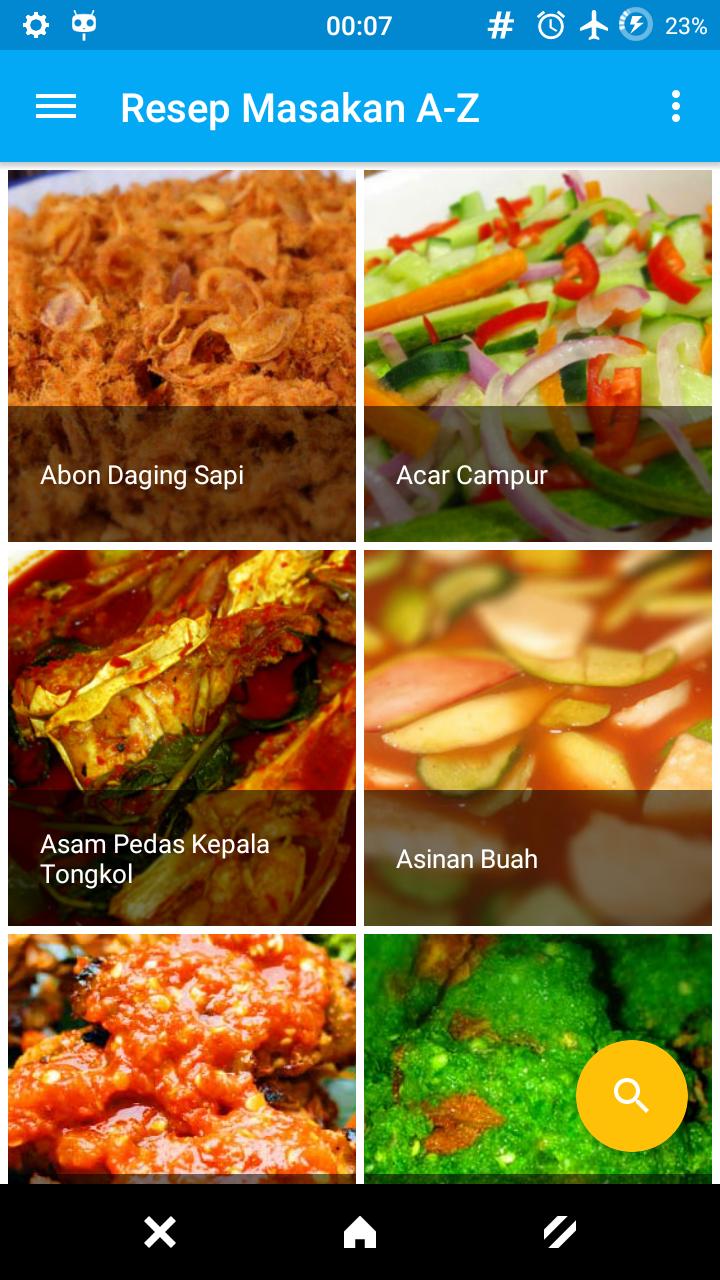 Resep Masakan A-Z