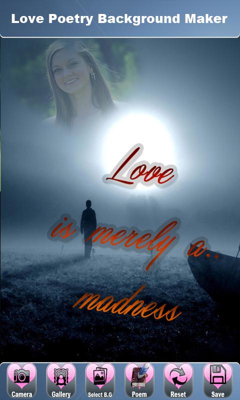 Love Poetry Background Maker