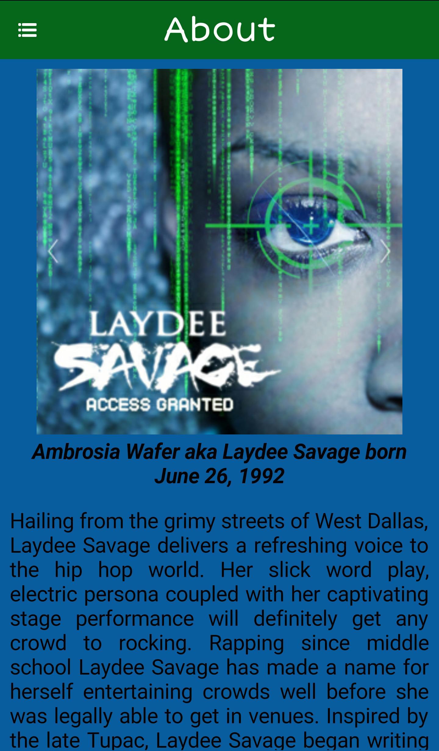 Laydee Savage