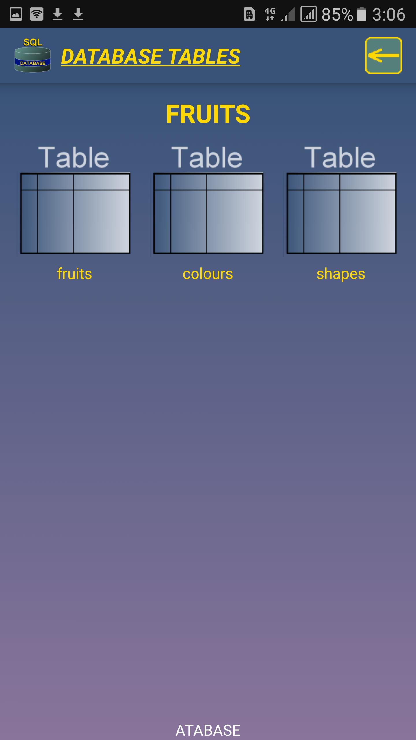 SQL relational database system