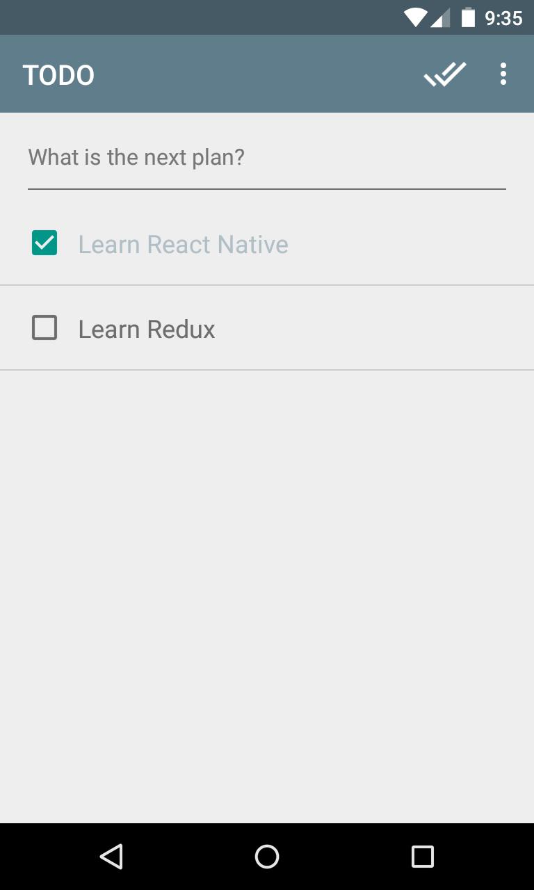 React Native Todo Sample