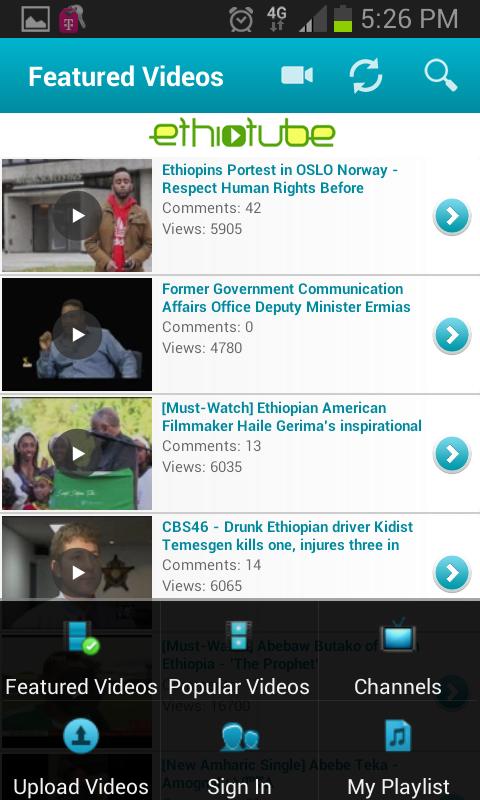 EthioTube - Ethiopian Videos.