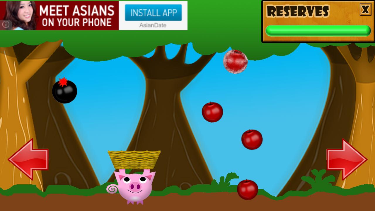 Penny Pig Catch the Fruits